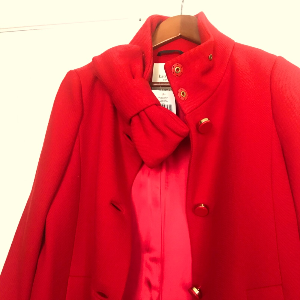 Kate spade red coat